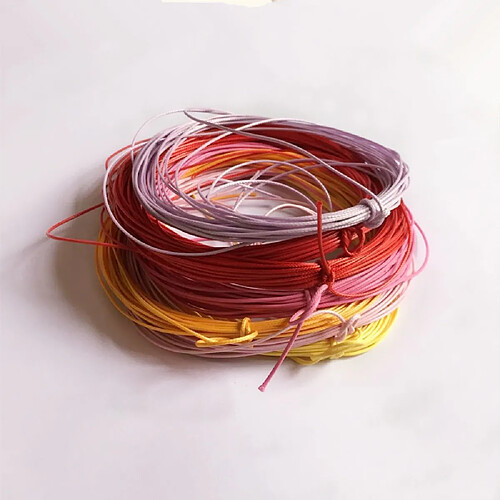 Cire De 10m Corde De Corde En Nylon Pour Bracelet Diy Neckace Décision 1mm Rose Rouge