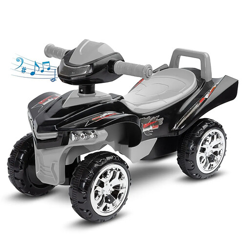 Iso Trade RAPTOR Quad porteur pousseur musical enfant à partir de 18 mois Gris