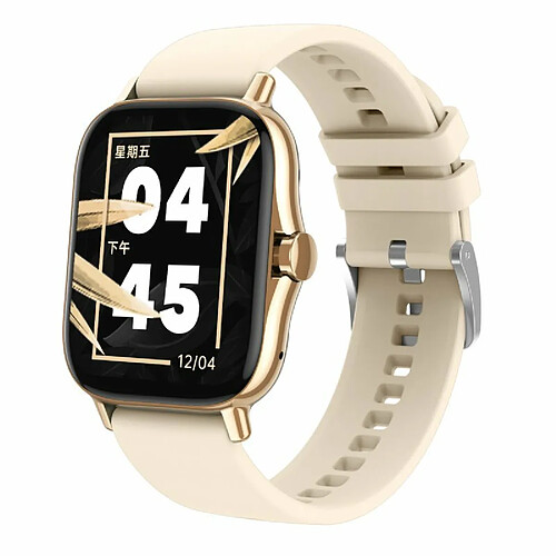 Dw11 Smart Watch Fréquence Cardiaque Pression Artérielle Bluetooth Appel 1.63 Hd Plein Écran Multi-Sport Montre Or