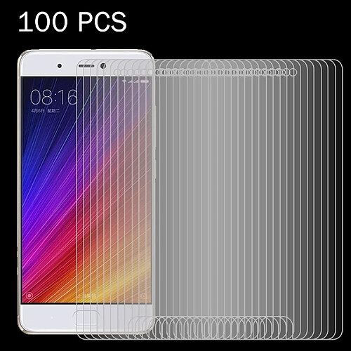 Wewoo Verre trempé 100 PCS pour Xiaomi 5s 0.26mm 9H Surface Dureté 2.5D Antidéflagrant Film d'Écran