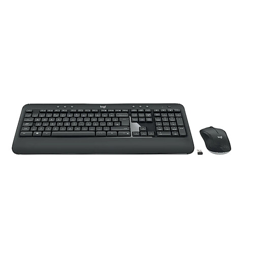 Logitech Advanced MK540 clavier Souris incluse USB QWERTY Anglais britannique Noir, Blanc