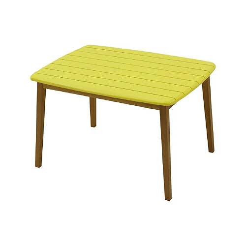 Vente-Unique Table de jardin pour enfant en acacia jaune L.80 cm - GOZO de MYLIA