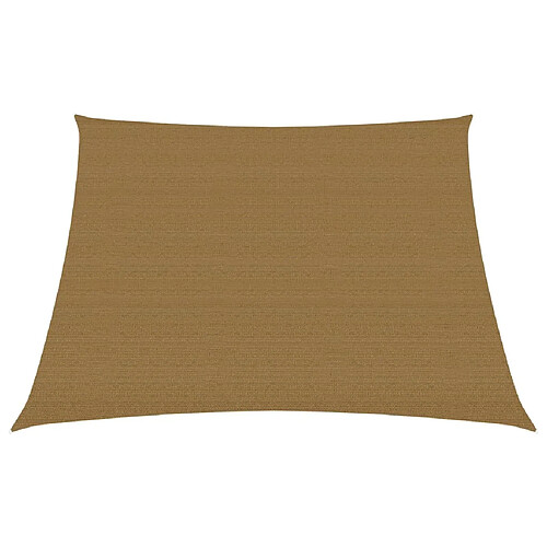 ComfortXL Voile D'ombrage 160 G/m² Taupe 3/4x3 M Pehd