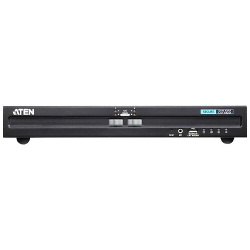 ATEN CS1182D, commutateur sécurisé KVM, 2 ports, DVI, USB, audio