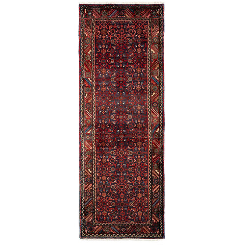 Vidal Tapis de couloir en laine 305x105 rouge Afshar