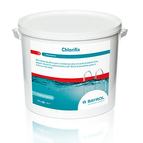 Chlore en microbilles à dissolution rapide 5kg - chlorifix 5kg - BAYROL