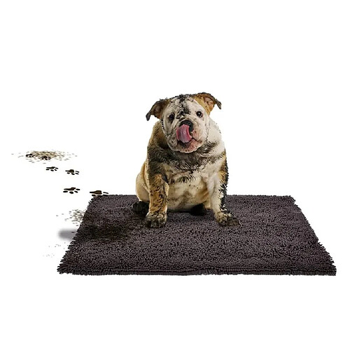 Duvoplus Tapis nettoyant animaux de compagnie MagicClean Gris foncé