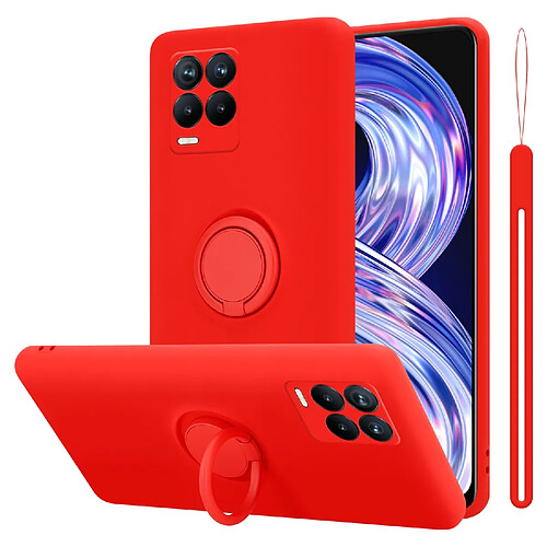 Cadorabo Coque Realme 8 4G / 8 PRO Etui en Rouge