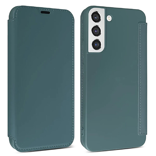 Coque en silicone vert noirâtre pour votre Samsung Galaxy S22 5G