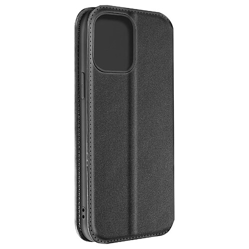 Avizar Étui pour iPhone 14 Pro Max Double Poche Support Collection Dual Pockets Noir