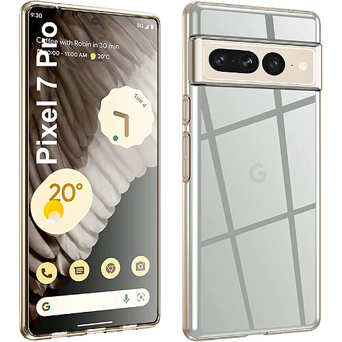 Coque Silicone Transparente Pour Google Pixel 7 Pro 5G Little Boutik®