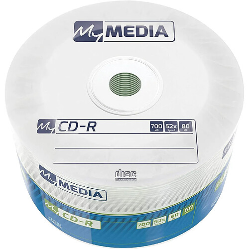 1x50 MyMedia CD-R 80 / 700MB 52x Speed Wrap