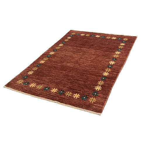 Vidal Tapis de laine 185x122 brun Gabbeh