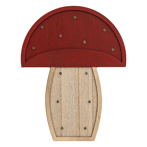 Atmosphera, Createur D'Interieur Lampe à suspendre CHAMPIGNON - H. 23 cm - Rouge et beige