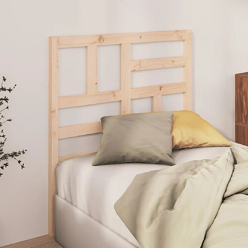 Maison Chic Tête de lit scandinave,Meuble de chambre 81x4x104 cm Bois massif de pin -MN10075