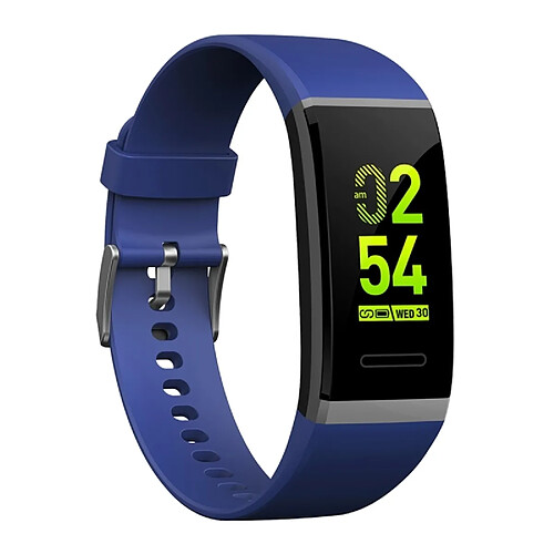 Wewoo Bracelet connecté Smartwatch Fitness Tracker Smartband écran OLED 0.96 pouce, IP67 Étanche, Mode Sports de soutien / Pression artérielle / Moniteur de sommeil / de fréquence cardiaque / Prise de vue à distance Bleu