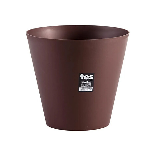 PLASTIKEN Pot de fleurs cône Tes - 26 cm - Bronze