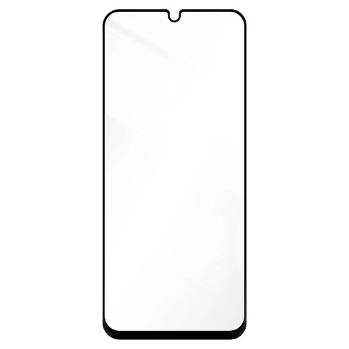 Avizar Verre Trempé pour Samsung Galaxy A05s Adhésion Totale Noir Transparent