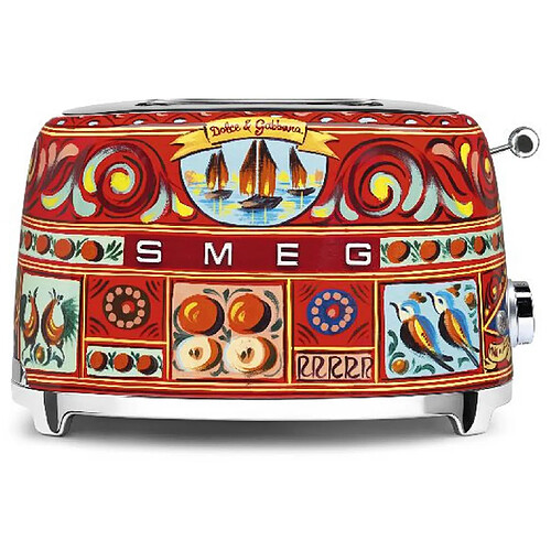 Grille-pain 2 fentes 950w multicolore - tsf01dgeu - SMEG