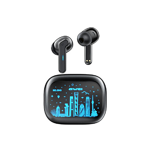 General Écouteurs Bluetooth 5.3, microphone intégré Ipx étanche, réduction du bruit Anc Enc, appels sans fil, musique, assistant vocal natif, pour Ios/Android(Réduction du bruit ANC + ENC)