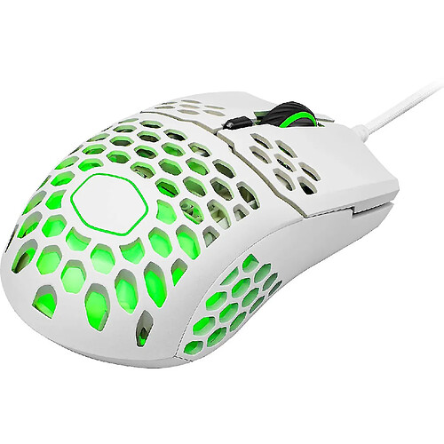 Universal MM711 Ambidextrous RGB Gaming Mouse (Matte White)