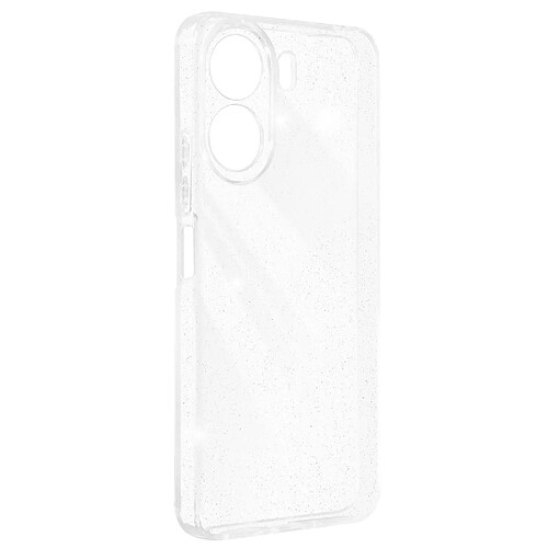 Avizar Coque pour Xiaomi Redmi 13C Silicone Design Pailleté Caméra Protégée Transparent