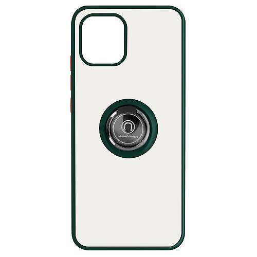 Avizar Coque Samsung Galaxy A03 Bi-matière Bague Métallique Support Vidéo Vert