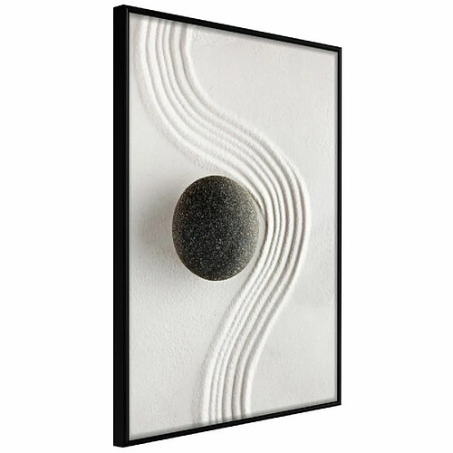 Paris Prix Affiche Murale Encadrée Zen Garden 40 x 60 cm Noir