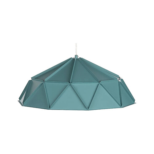 Beliani Lampe suspension SENIA Métal Turquoise