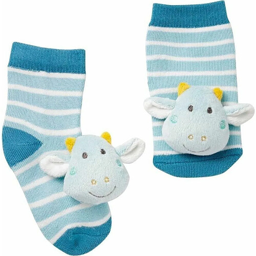 Fehn Chaussettes Hochet Little Castle Dragon