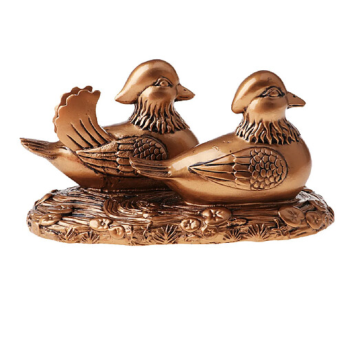 feng shui mandarin canards pour l'amour et la romance figurine statue décor cuivre