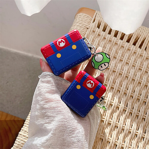 GUPBOO Airpods Coque Housse Étui Protecteur Compatible pour AirPods Pro-Dessin animé japonais Mario