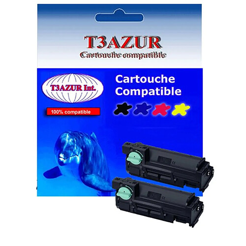 2 Toners Laser compatibles pour Samsung ML3750ND (MLT-D305L) - T3AZUR