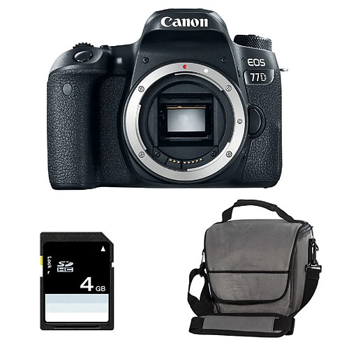 CANON EOS 77D nu + Sac + SD 4Go