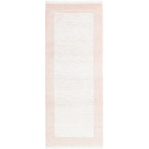 Vidal Tapis de couloir en laine 201x79 rose Darya