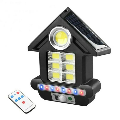 Tradex SOLAIRE AVEC PANNEAU DÉTECTEUR DE MOUVEMENT 81LED COB TÉLÉCOMMANDE CL-S180