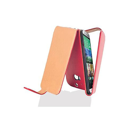 Cadorabo Coque HTC ONE M8 Etui en Rouge