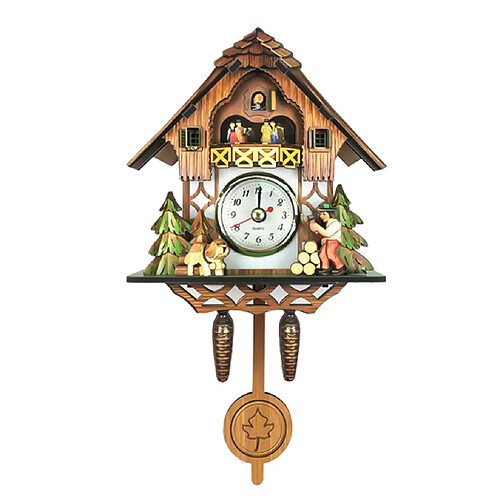 antiquité coucou horloge murale horloge en bois vintage décor à la maison excellent cadeau a