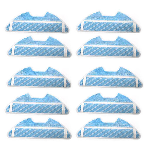 10pcs Mop pad pour Cecotec Conga 1290 1390 Aspirateur robotique