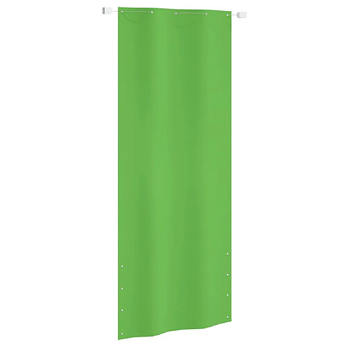 vidaXL Écran de balcon Vert clair 100x240 cm Tissu Oxford