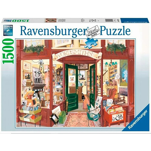 Ravensburger Wordsmith's Bookshop Puzzle de 1500 pièces pour Adultes et Enfants à partir de 12 Ans