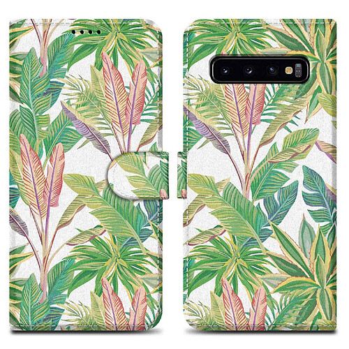 Cadorabo Etui Samsung Galaxy S10 4G Coque en Vert