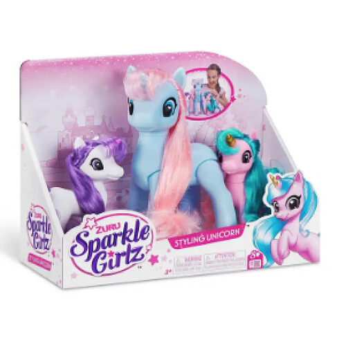 Zuru Sparkle Girlz Famille 3 Licornes