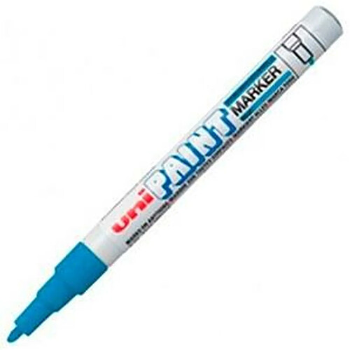 Uni Ball Marqueur permanent Uni-Ball Paint PX-21L Bleu clair 12 Unités