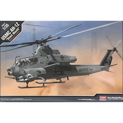 Academy Maquette Hélicoptère Usmc Ah-1z Shark Mouth