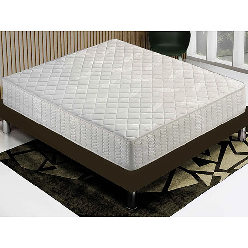 Materassi&Doghe Matelas 140x200 orthopédique avec 7 zones différenciées - Anatomique - Antibactérien - Anti-acarien - Élastique et indéformable - 100% Made in Italy