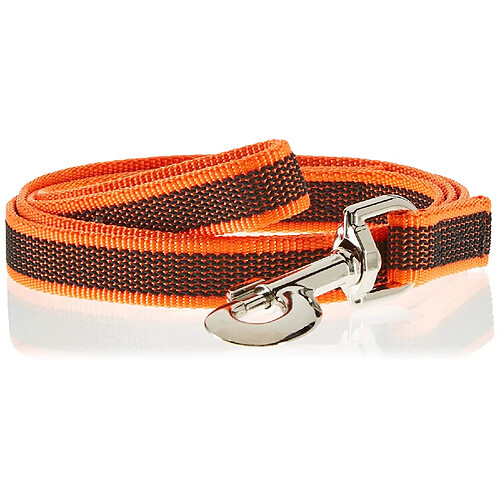 Julius-K9 Laisse De Sport Anti-Glisse Avec Poignée Pour Chien, Orange Fluo, 1m X 20mm Pour Chien Avec Poignée Orange Orange Fluo Autre