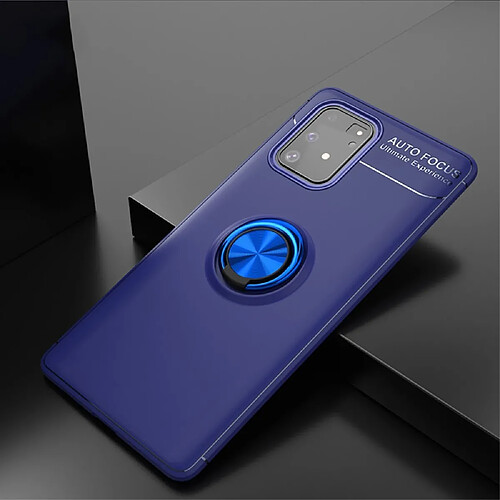 Lenuo Coque en TPU avec béquille bleu pour Samsung Galaxy A91/S10 Lite