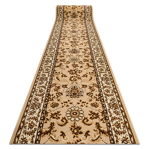 RUGSX TAPIS DE COULOIR BCF MORAD Klasyk classique beige 100 cm 100x300 cm