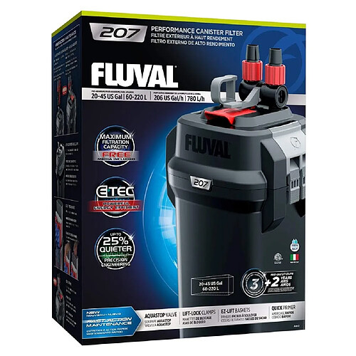 Fluval 207 Filtre extérieur pour Aquariophilie